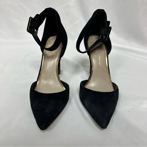 Jessica Simpson Shoes - JESSICA Simpson Suede Heels I Black I Size 8.5M